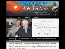 Tablet Screenshot of andertal-chante-jean-ferrat.com